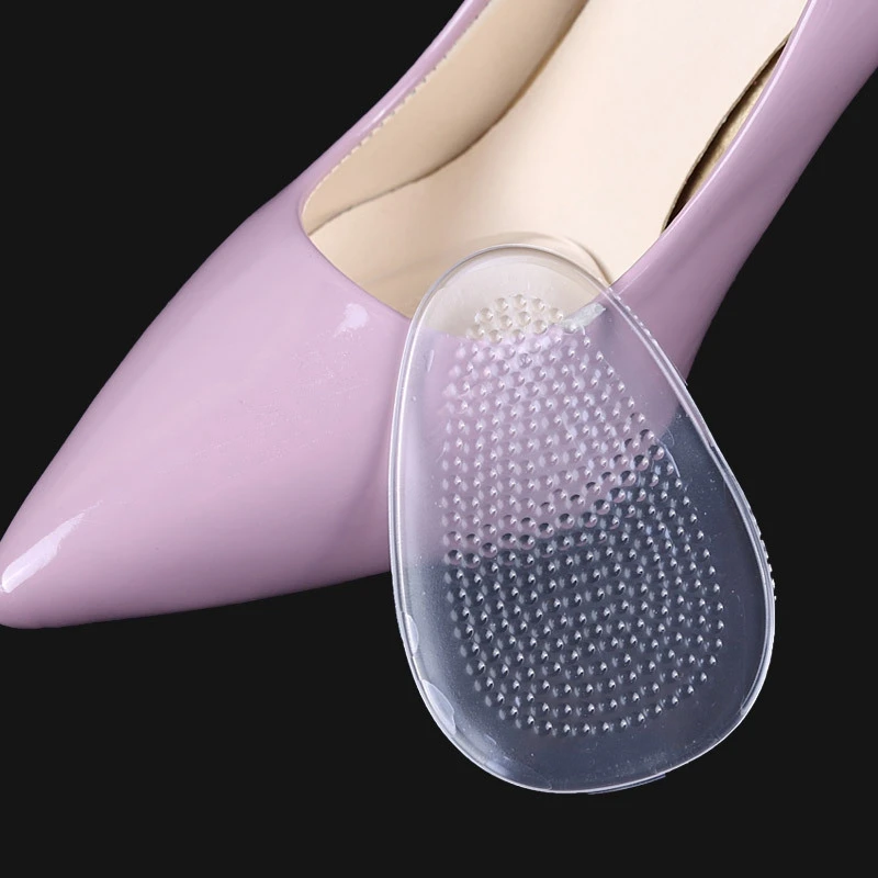 Стелька с высоким каблуком из силиконового геля стельки обуви половинчатый коврик Накладка для переднего отдела стопы боль Для женщин гелевые стельки уменьшает трение 1/2/3 пары в упаковке