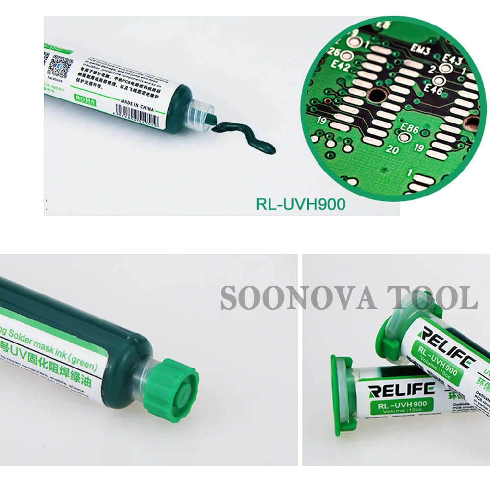 Зеленая/черная УФ отверждаемая паяльная маска для электронная схемная плата резист для пайки печатная плата УФ-отверждаемый паяльная маска ремонт краски