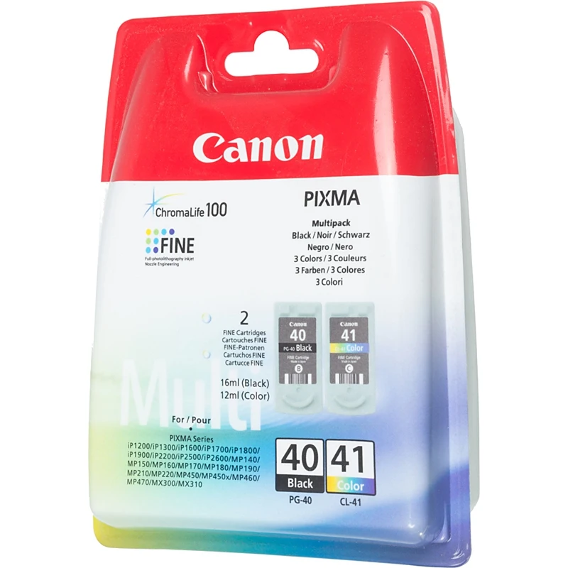 Картридж струйный Canon PG-40+CL-41 0615B043 черный/трехцветный набор для Canon Pixma MP450/150/170