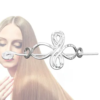 

1pc Hair Sticks Celtic Knot Antique Creative Viking Hair Clip Triangle Clips for Women
