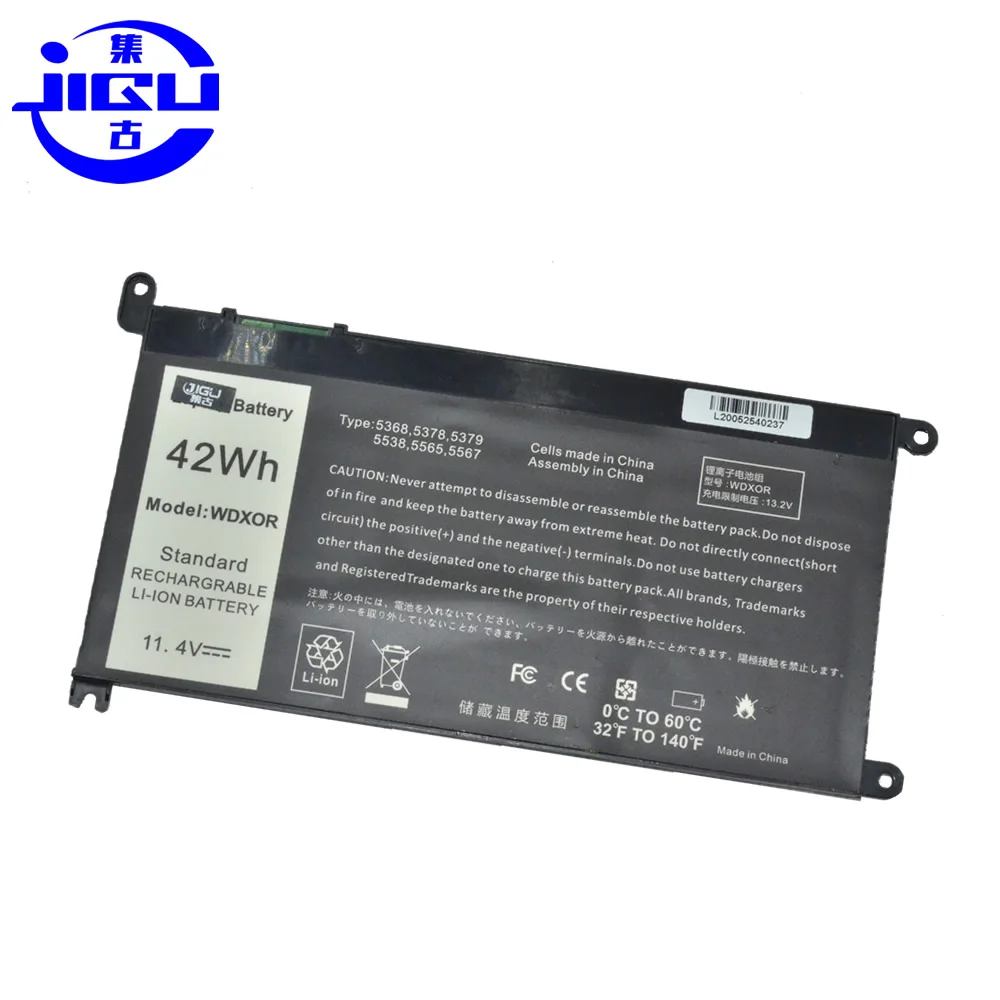 JIGU Аккумулятор для ноутбука Dell WDX0R 1VX1H P58F001 FW8KR CYMGM B07DFK12MV YRDD6 Vostro 5481 5468 5568 V 3 ячейки |