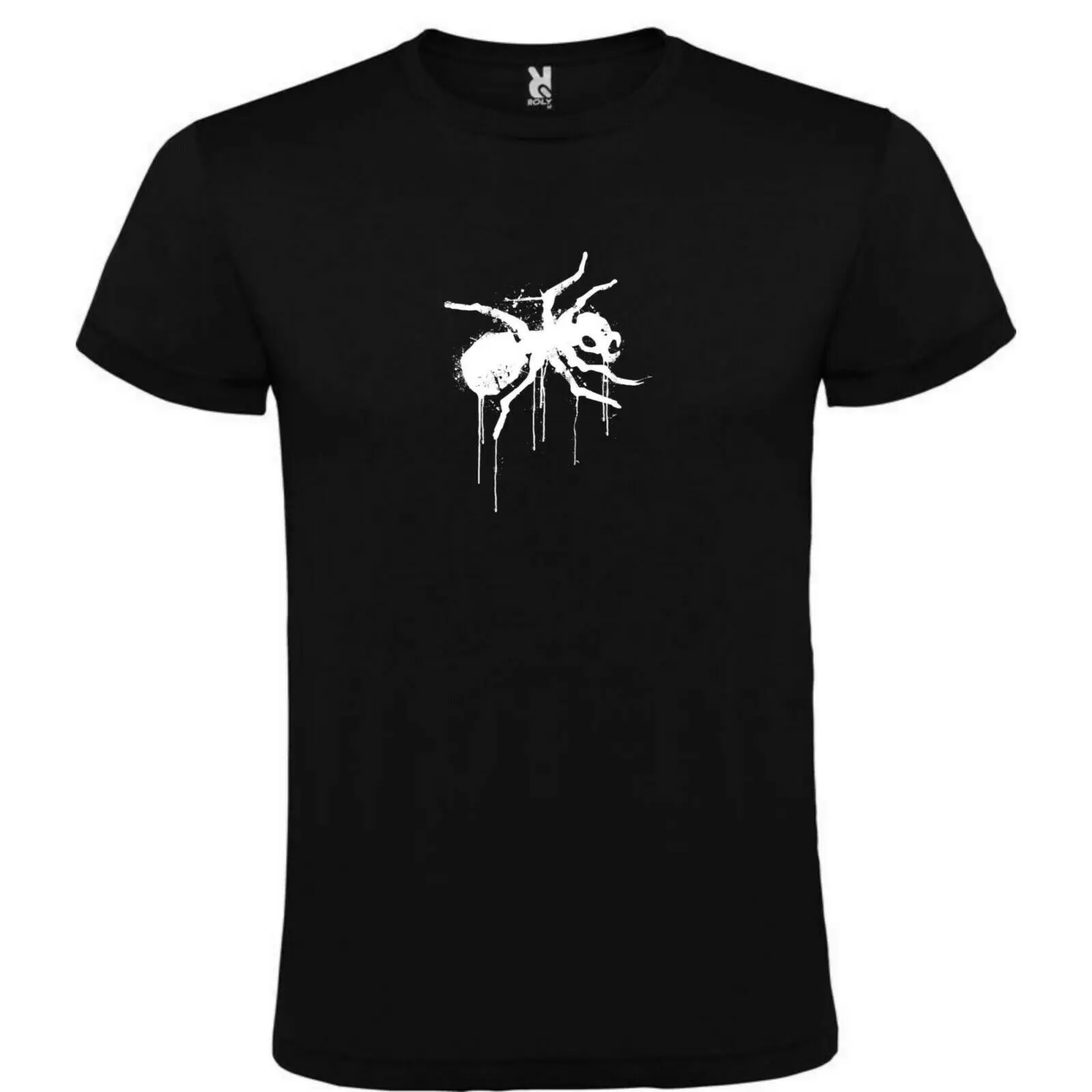 Футболка Черная Prodigy Ant Logo Man S M L XL XXL короткие рукава из 100% хлопка|Футболки| |