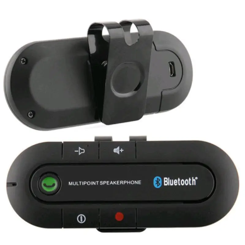 1 комплект беспроводной Bluetooth Hands Free автомобильный динамик телефон солнцезащитный козырек клип музыкальный плеер