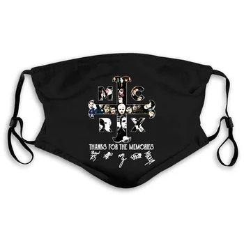 

MCRX My Chemical Romance Thanks For The Memories Black Men Mouth Mask Women's kid PM2.5