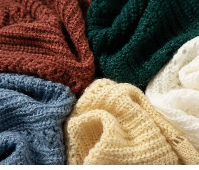 Elfbop женский белый/синий/желтый/зеленый/коричневый вязаный свитер из мохера и шерсти пуловер Топ- стиль джемпер