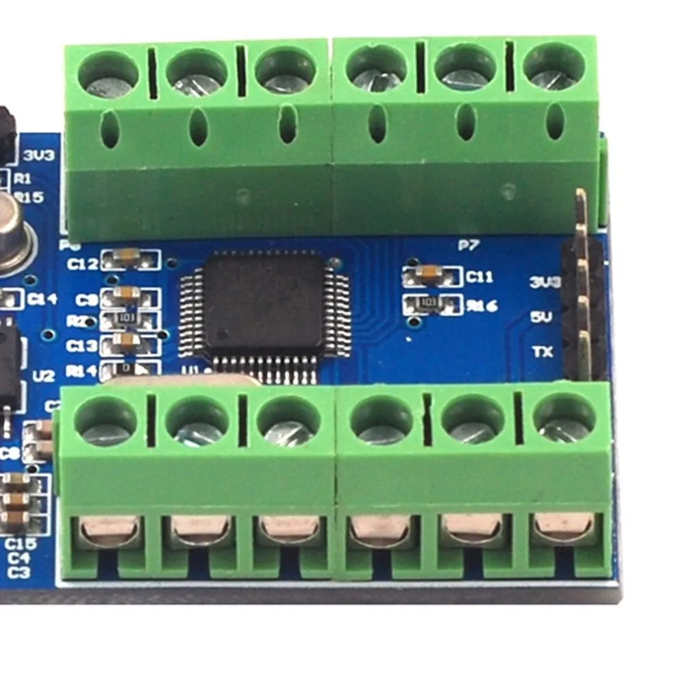 Интерфейс Usb 10 каналов 12 бит AD выборки данных сбора Stm32 коммуникационная плата интерфейса UART Adc модуль профессиональный