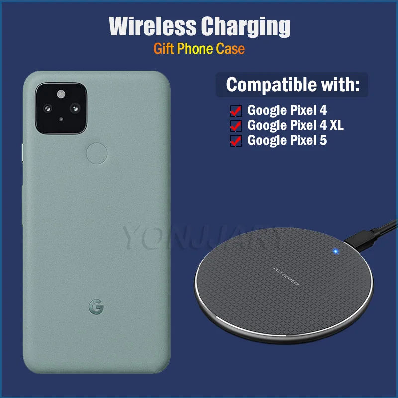Qi 10 Вт Беспроводная зарядка для Google Pixel 5/4/4 XL быстрое зарядное устройство телефона