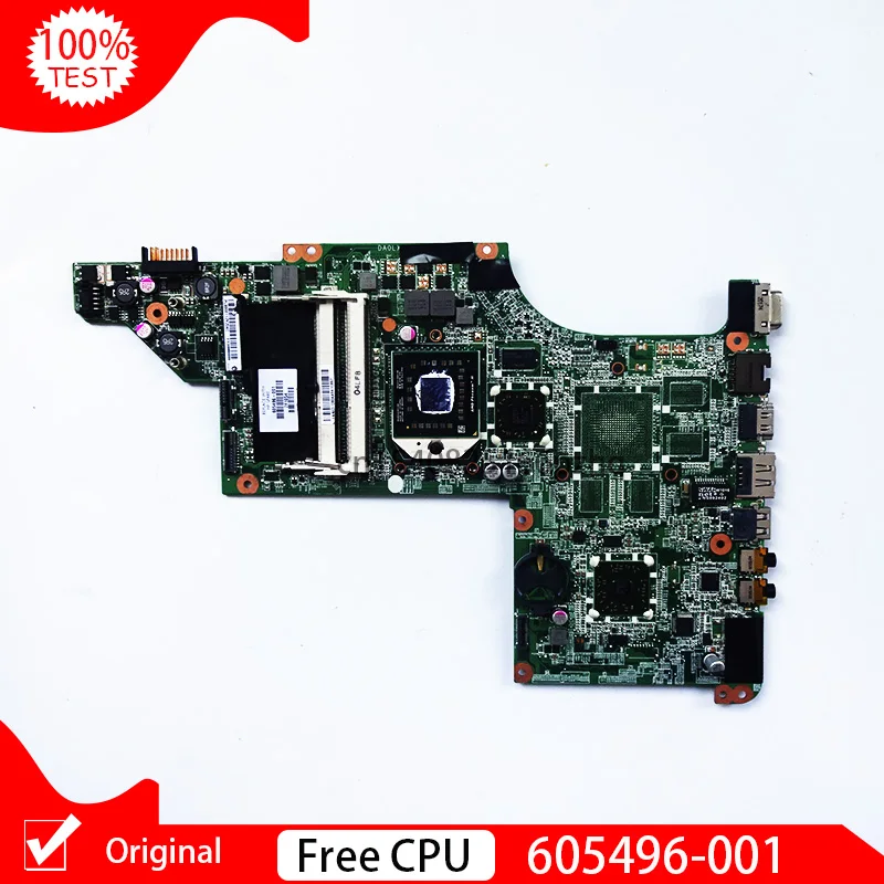 Оригинальная материнская плата 605496-001 для ноутбука HP Pavilion DV7-4000 DA0LX8MB6D0 31LX8MB0080 DDR3 |