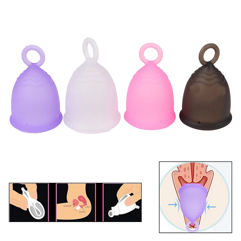 Medical Grade Silicone Menstrual Cup For Women Feminine Hygiene Product