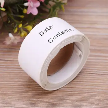 

125pcs/roll Home kitchen Food Storage Labels Refrigerator Freezer Adhesive Sticker DIY