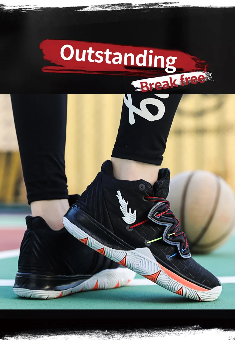 Мужские баскетбольные кроссовки Uptempo Kyrie 5, кроссовки в стиле ретро, 11, обувь для мальчиков, 1 светильник, спортивная обувь, Lebron, обувь большого размера