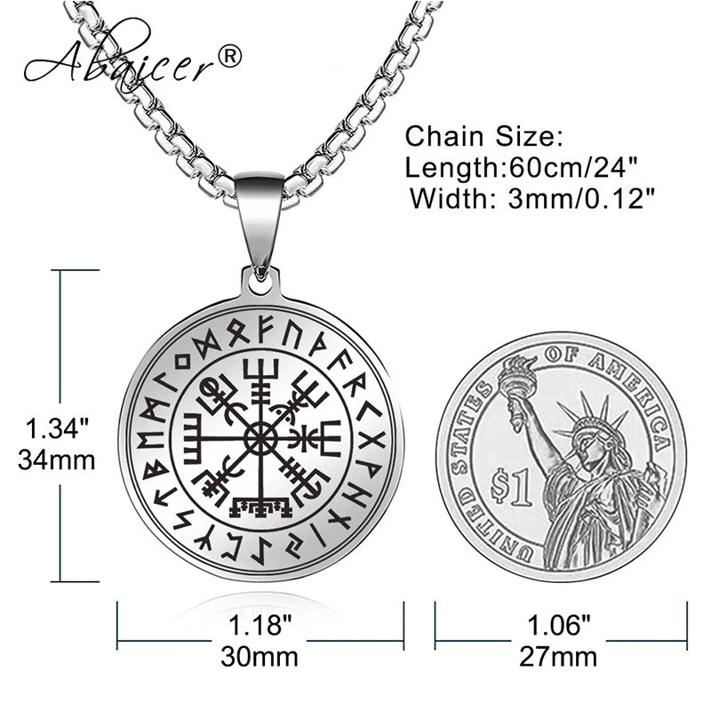 Norse Viking-vegvisir(Viking Campass)-02