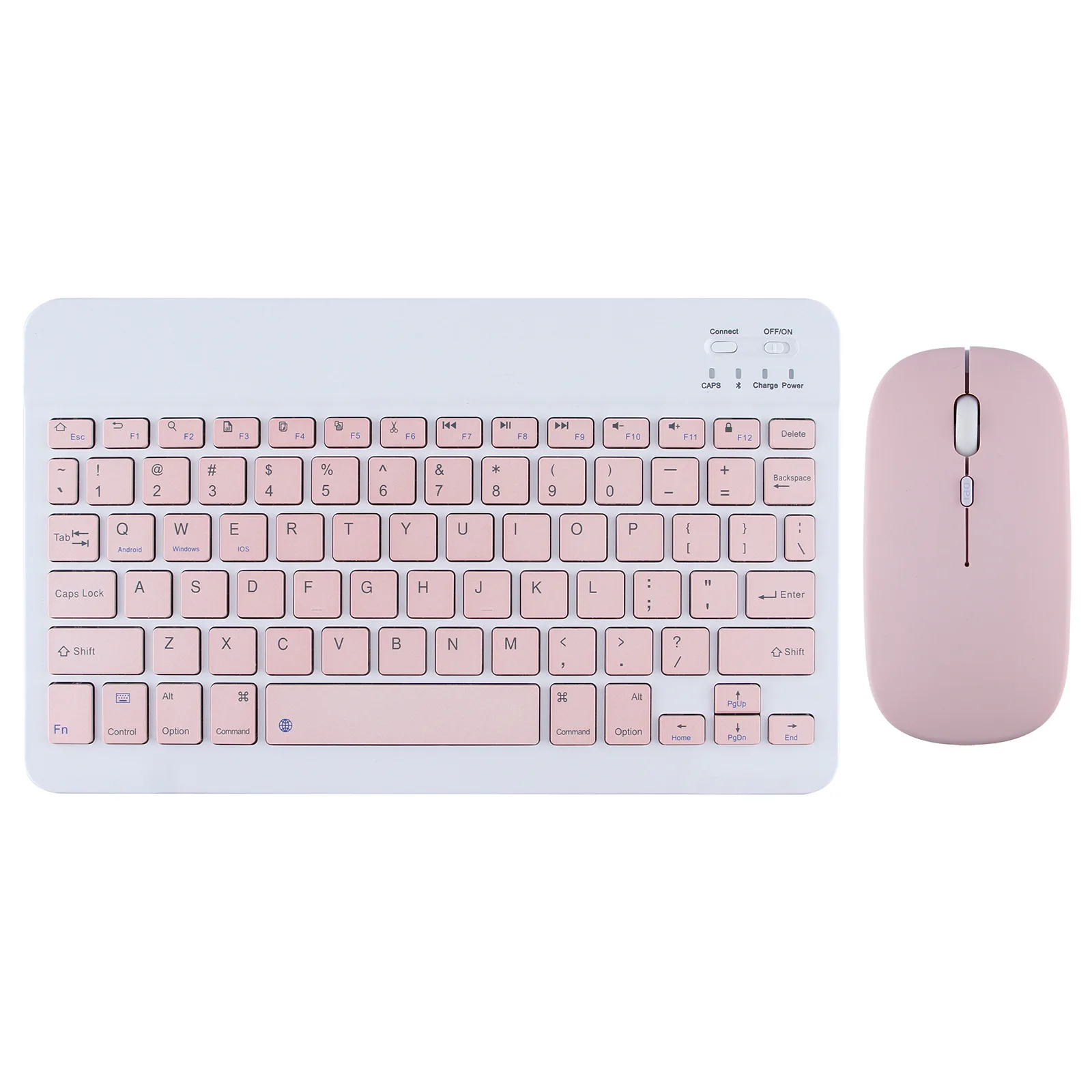 para Ipad Air Pro 11 Bluetooth Teclado sem Fio do Mouse Russo Francês Hebraico Espanhol Coreano para Android Ios Windows Phone Tablet - Imagem 2