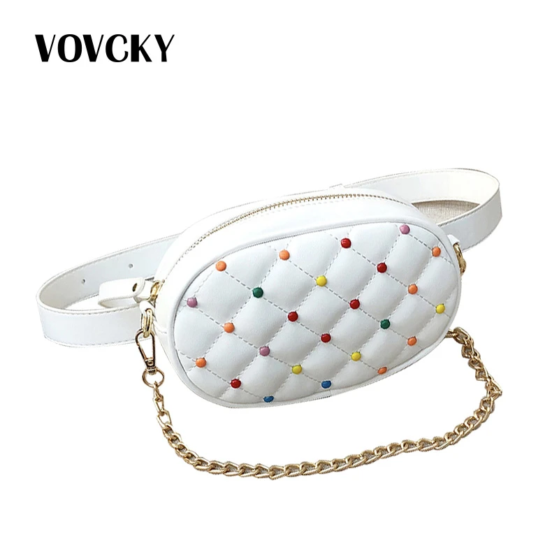 gold chain fanny pack
