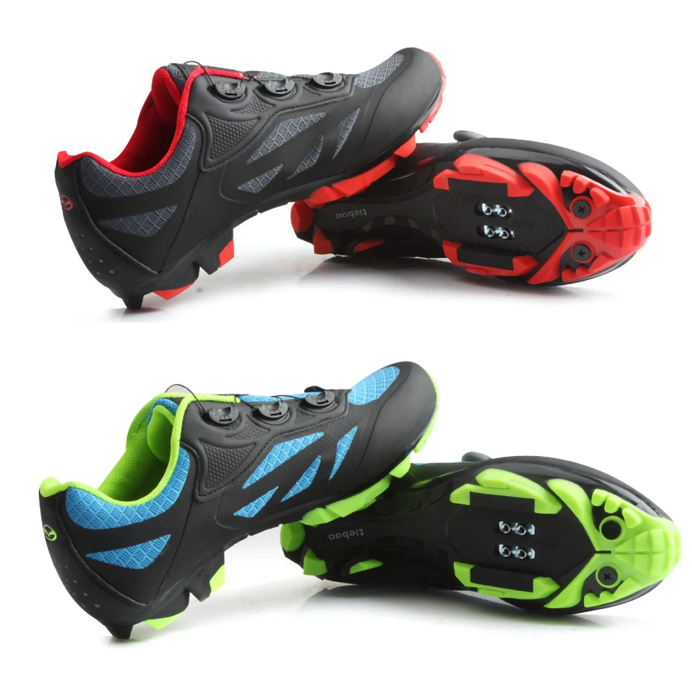 NewTIEBAO Men Cycling Shoes Breathable Self-Locking Mtb Shoes Mountain Bike Bicycle RacingTriathlon Sapatilha Ciclismo Mtb