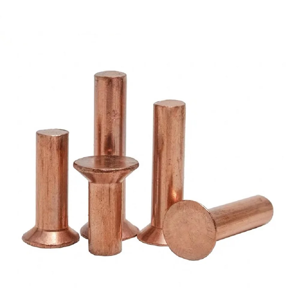 50Pcs M3 M4 M5 M6 DIN661 GB869 Copper Countersunk Head Rivets | Обустройство дома