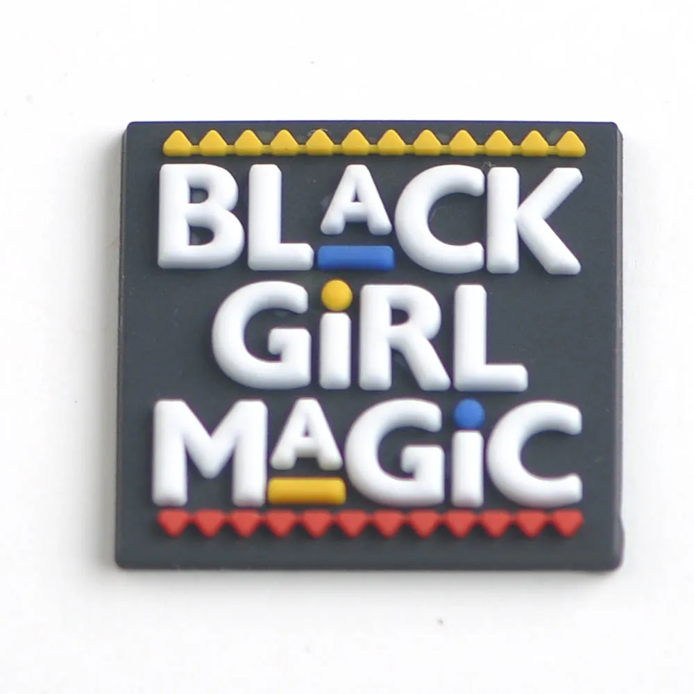 5 шт. I Can't Breather Croc Shoe Charms Black Lives Metter BLM аксессуары для обуви JIBZ украшение девочек