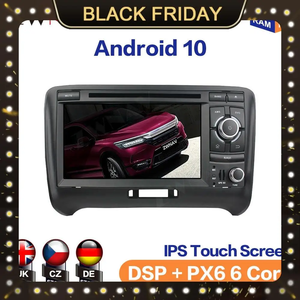 

Android IPS Screen For Audi TT 2006-2013 Screen Car Multimedia Player Navigation Audio Radio Stereo Head Unit