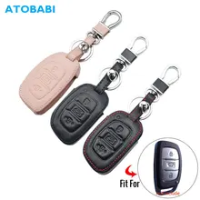 Кожаный чехол для ключей автомобиля для hyundai IX30 IX35 IX20 Tucson Elantra Verna Sonata смарт-пульт дистанционного управления брелок Защитная сумка аксессуары