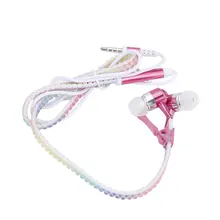 3,5 мм наушники для влюбленных пар, светящиеся мобильные наушники, гарнитура на молнии, наушники-вкладыши 3,5 мм для телефонов, MP3, MP4, ноутбука, акция