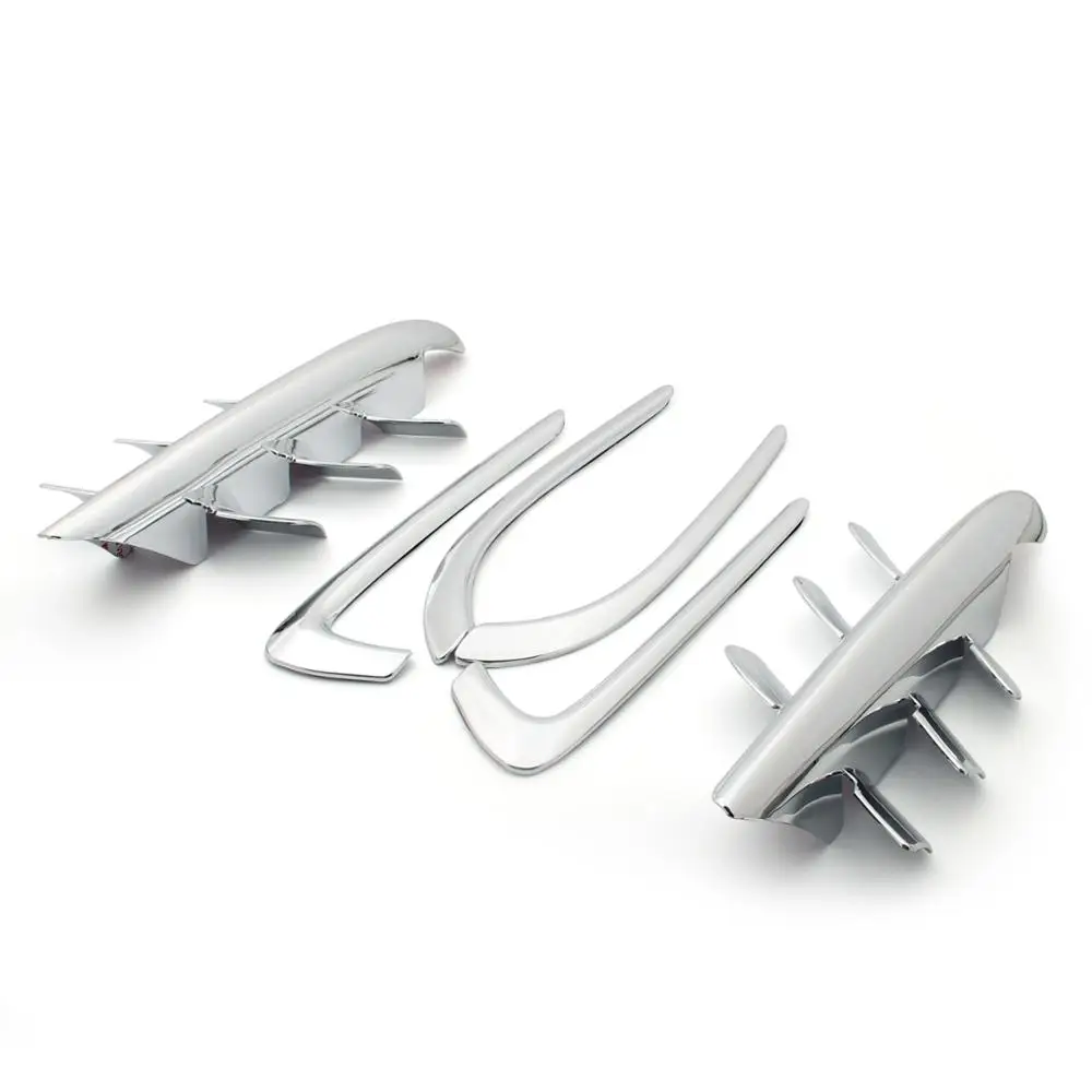 Areyourshop для Honda GL1800 GL 1800 2001 2011 хромированный обтекатель Goldwing Prime Shark Gills аксессуары