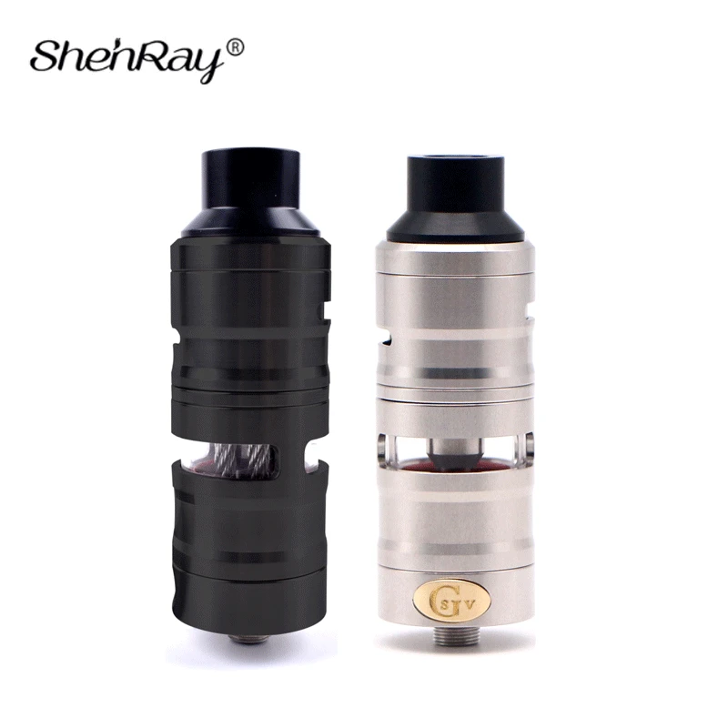 

Shenray German Gevolution V2 RDTA E Cigarettes 23/25mm Mechanical RTA Tank Fit Prebuilt Coils for Vape Box Mod Battery Vaper Kit