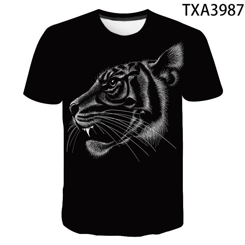 Футболка для мальчиков и девочек Повседневная модная рубашка с 3D принтом