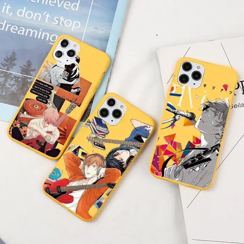 

Japan Anime Given Phone Case Candy Color for iPhone 6 7 8 11 12 s mini pro X XS XR MAX Plus