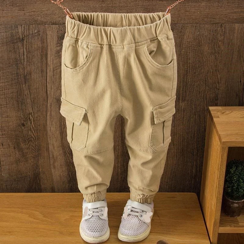 Г. Штаны для мальчиков весенне-осенняя одежда для детей однотонные детские штаны для маленьких мальчиков, брюки размер 100-150, для малышей, черный, зеленый, хлопок
