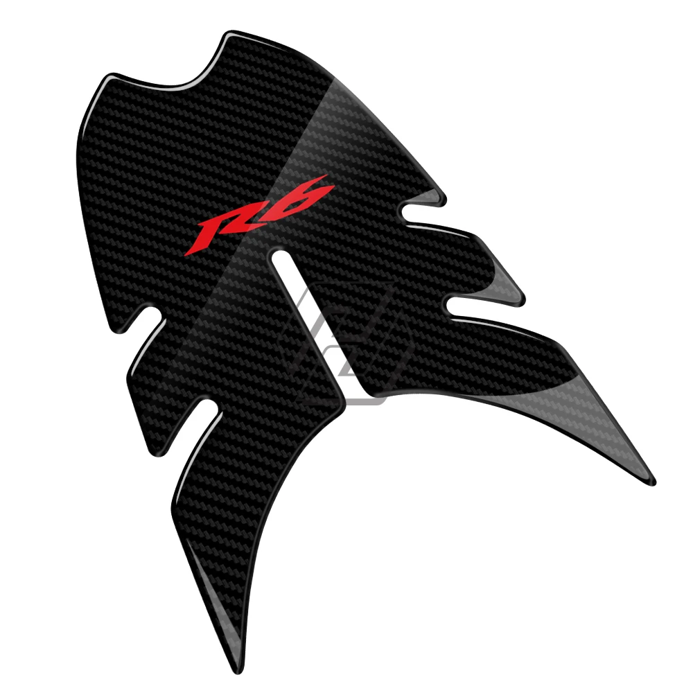 Для Yamaha YZF-R6 R6 2008- 3D мотоцикл передний газовый топливный бак крышка предохранительный бак Pad
