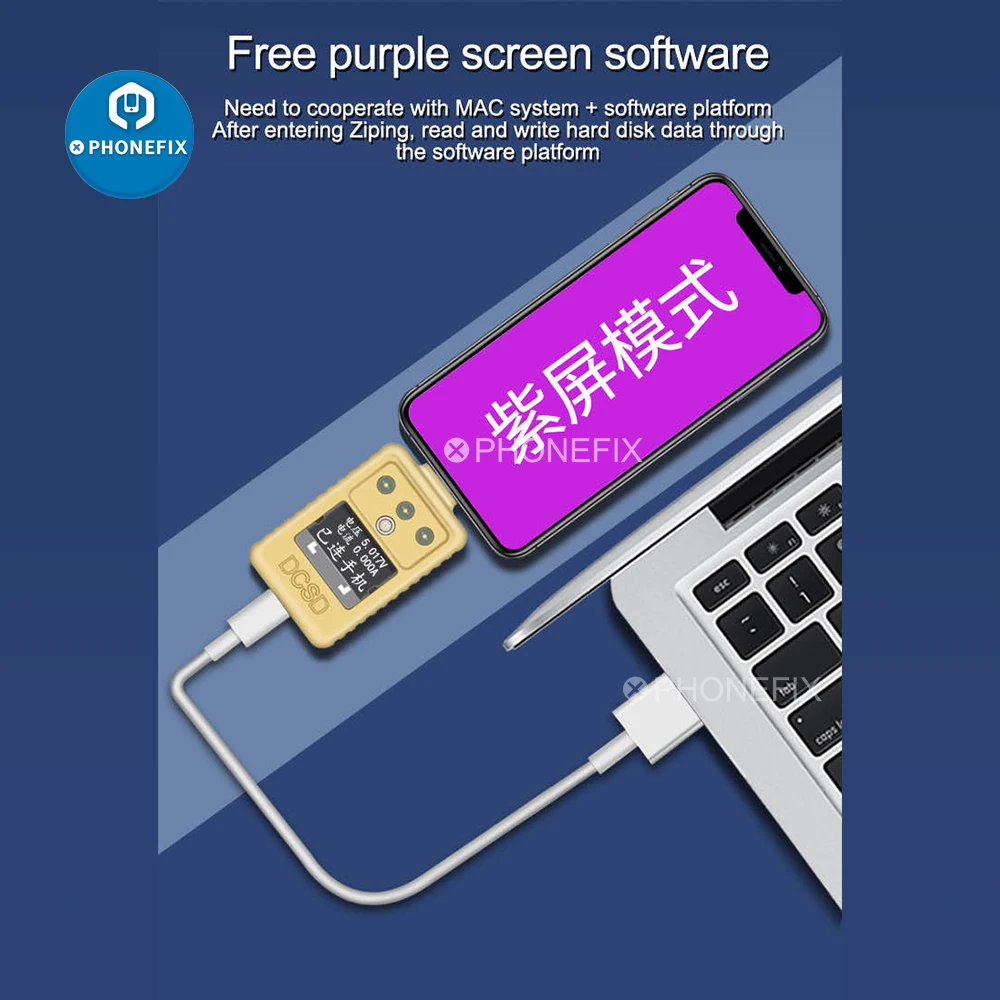 £11.37 Wl Dcsd Cable Diag Dfu For Iphone Ipad Purple Screen