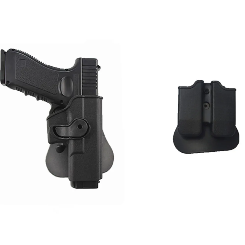 IMI Glock кобура Охотничий Тактический боевой пистолет для 17 19 22 26 31 пистолета чехол страйкбола с зажимом|Кобуры|