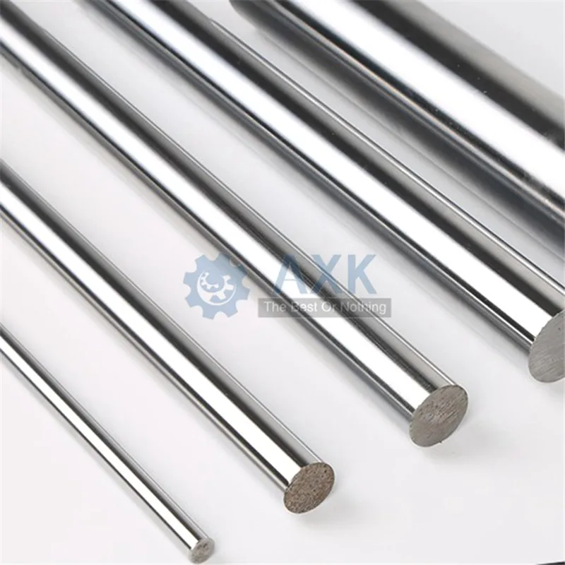 Linear Shaft Rod 1pcs D = 6mm 8mm 10mm L = 100mm 200mm 150mm linear shaft Rail Cylinder Chrome Plated Smooth Linear Rods axis 3d printer part