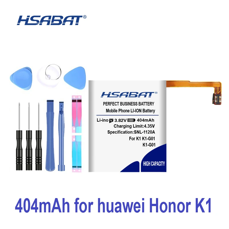 HSABAT 404mAh аккумулятор для Huawei K1-G01 Honor K1