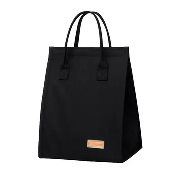 

Waterproof Oxford Solid Thermal Insulation Kids Lunch Bags Women Portable Heat Preservation Picnic Lunch Box Aluminum Food Bag