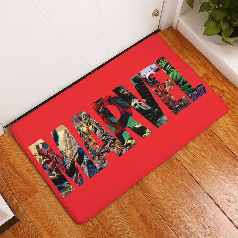 Style 11 Мультяшный супергерой Marvel Коврик для пола кухонный дверной проем нескользящий ковер кровать гостиная домашняя кухня напольный околодверный коврик - Цвет: Style 11