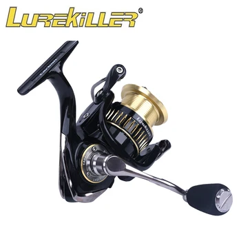 

Lurkiller New Arrival Pure Carbon Reel Spinning Reel Black Gull 2000/2500/3000/4000 Double Spools 9+1BB Carbon Washers Lure reel