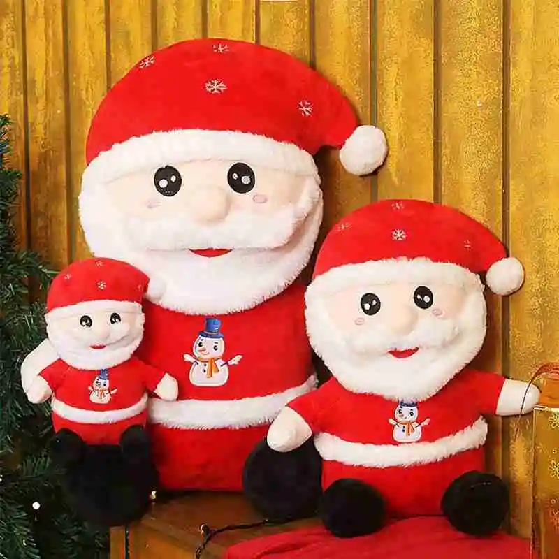 Новогодняя Рождественская кукла Санта Клауса плюшевая игрушка Красная шапка