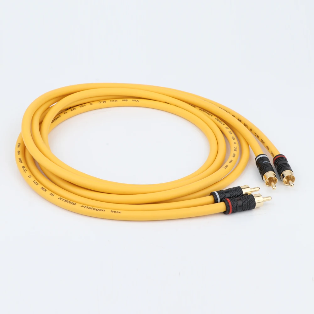 Пара гибридных галогенных соединительных кабелей RCA Van Den Hul M.C D102 MK III|rca interconnect