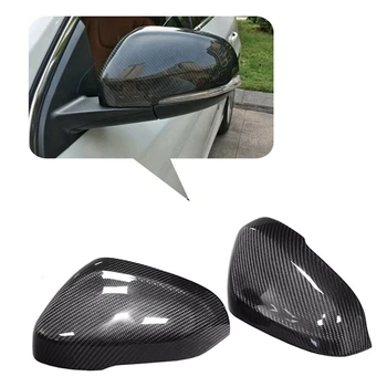 

Car Carbon Fiber Style Side Rear View Mirror Cover Replaceable for Volvo S60 S60L S80L V40 V60 2012-2019