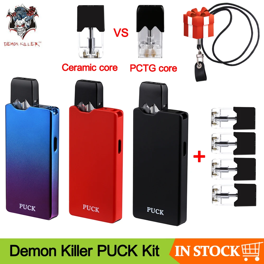 Оригинальный комплект вейпа Demon Killer PUCK аккумулятор 400 мА/ч привод воздушного