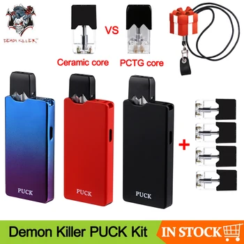 

Original Demon Killer PUCK Vape Kit 400mAh Battery Airflow Drive Vape Pen Vaporizer E Cigarette Starter Kit VS OVNS JC01