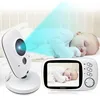 MBOSS Video Baby Monitor with 3.2 Inch Color LCD Screen Infrared Night Vision Temperature Monitoring Two Way Talk Kids Camera ► Photo 3/6