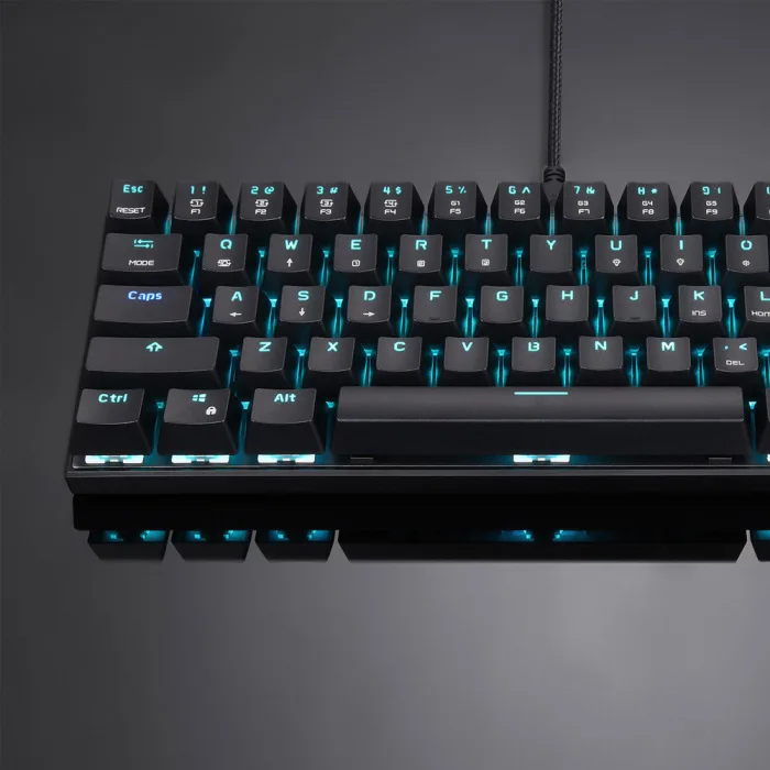 Bluetooth Проводная Механическая клавиатура с цветовой моделью RGB Подсветка 61 клавиши клавиатуры для планшетных компьютеров JHP-Best