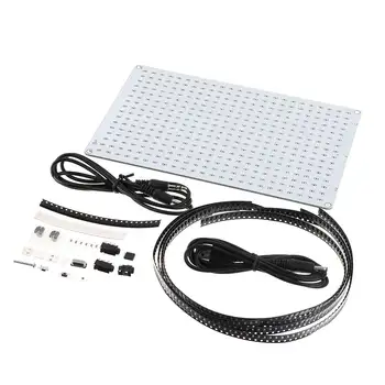 

24x16 384 LED Dot TTF Audio Spectrum Flashing According to Input Sound DIY Electronic Kit