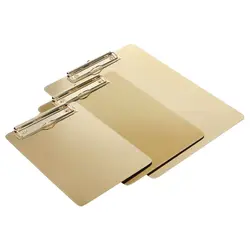 Metal Clipboard Writing Pad File Folders Document Holder Desk Storage School Office Stationery Supply 3 Sizes