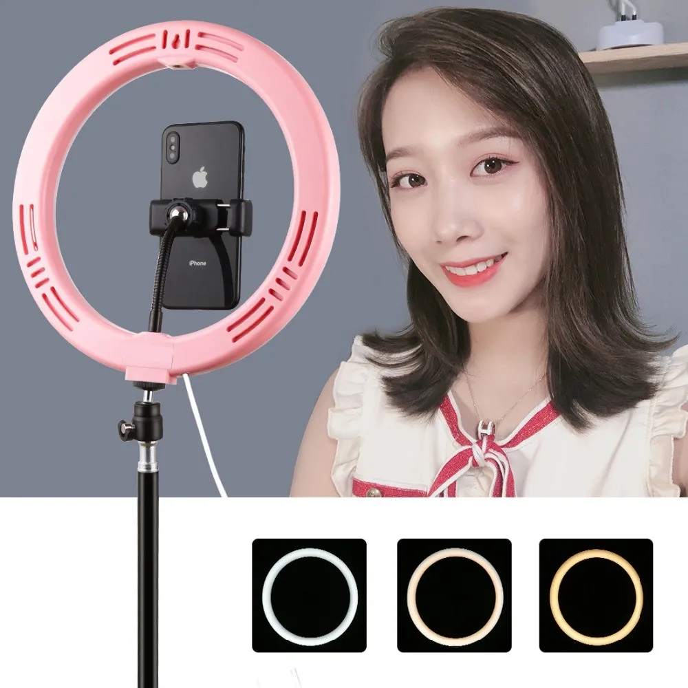

12 inch 30cm USB Dimmable ring light LED Selfie Ring light Photography photo studio Light Vlogging Youtube Video Makeup Light