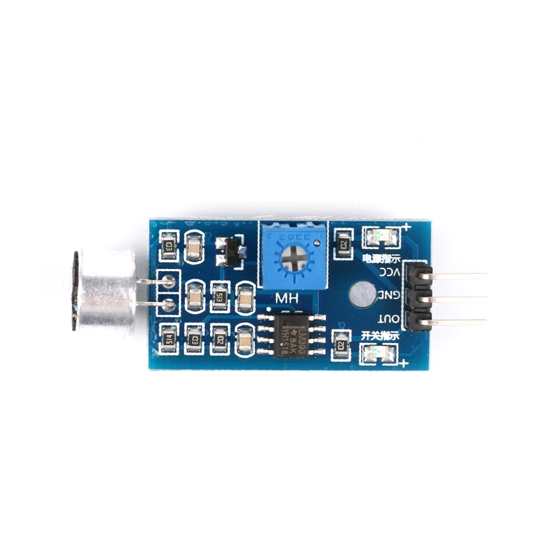 Sound Control Sensor Modul Elektret Mikrofon Verstärker Stabil MAX4466 MAX9814 Auto Gain Programmierbare Erkennung Pfeife Schalter – Detail 9