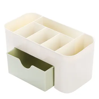 

Drawer Makeup Storage Box Cosmetic Brush Lipstick Organizer Home Desktop Jewelry Holder Case