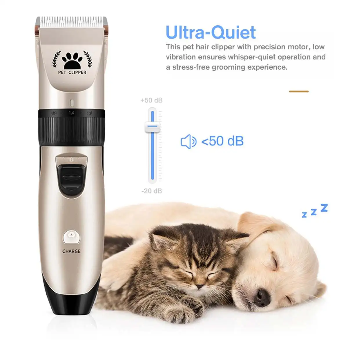 Профессиональный триммер для волос для домашних собак машинки для стрижки волос Машинка для стрижки кошек бритва электрические ножницы машинка для стрижки 110-240 В переменного тока